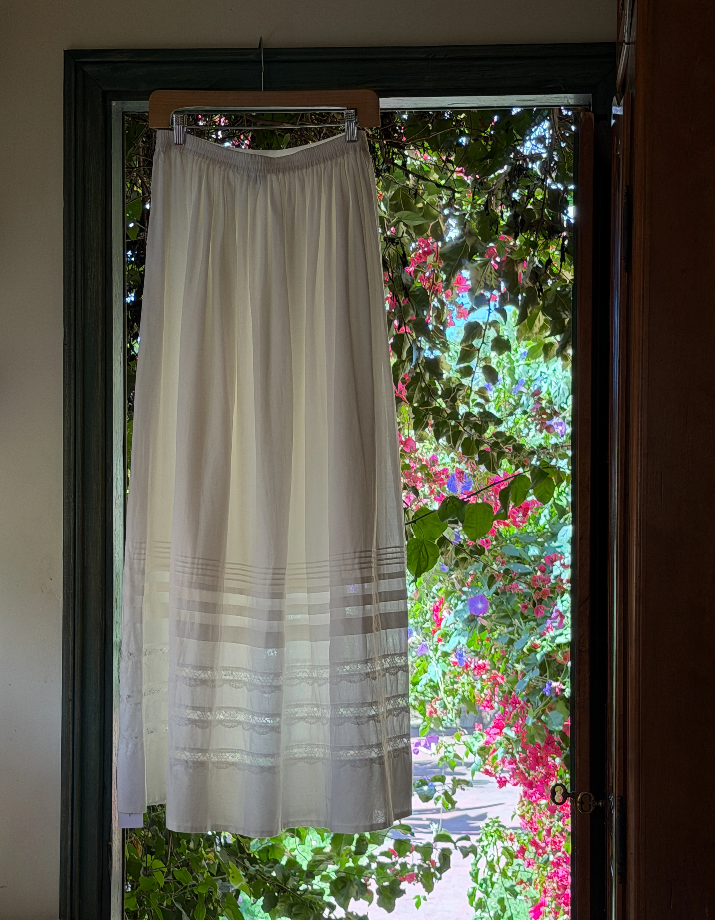 Wildflower Maxi Skirt | White - Image 6