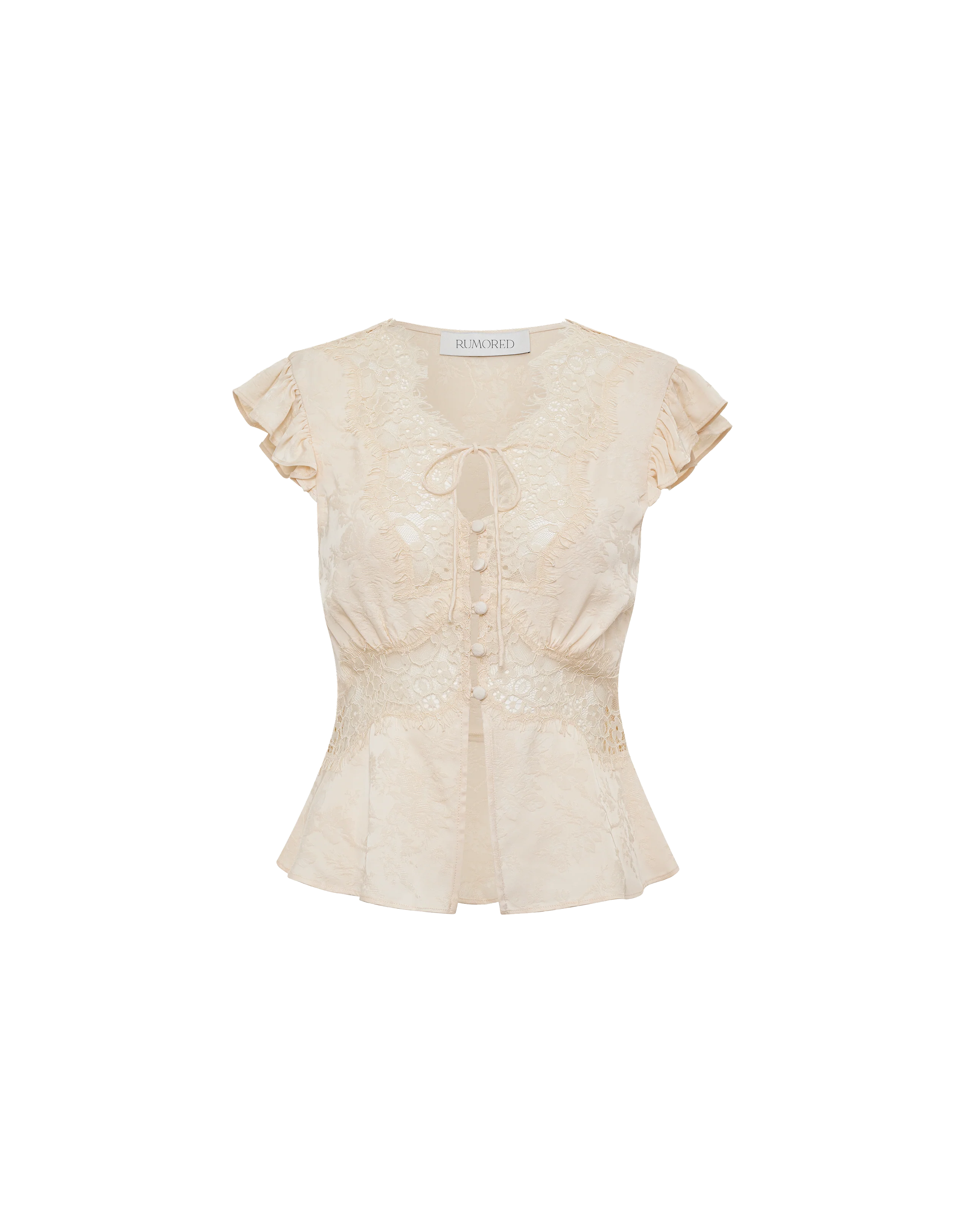 Wisteria Top | Ivory Jacquard - Image 7
